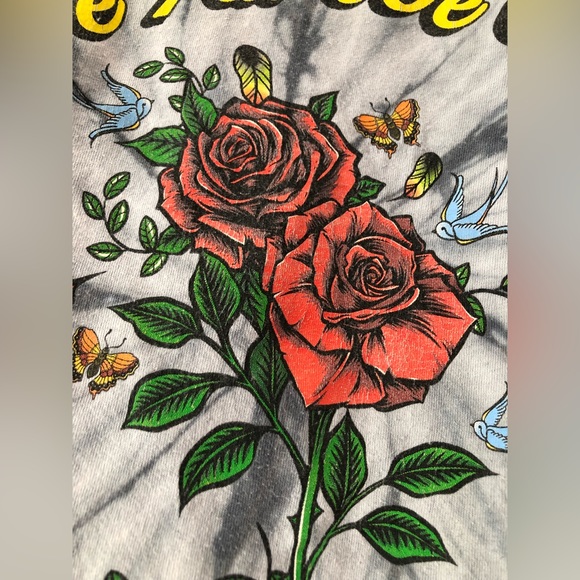 WAWG We All We Got Unity is Progress Tie Dye Rose Graphic Tee T-shirt Top Shirt - Picture 4 of 5